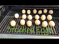 Smoked Eggs. raw eggs right in the smoker