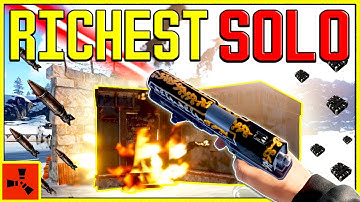 RICHEST solo PLAYER RAIDS in RUST?! - Terra Rusticus PvP Raiding (Rust Modded Raids)