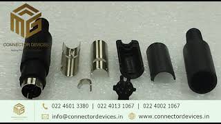8 Pin Mini Din Male