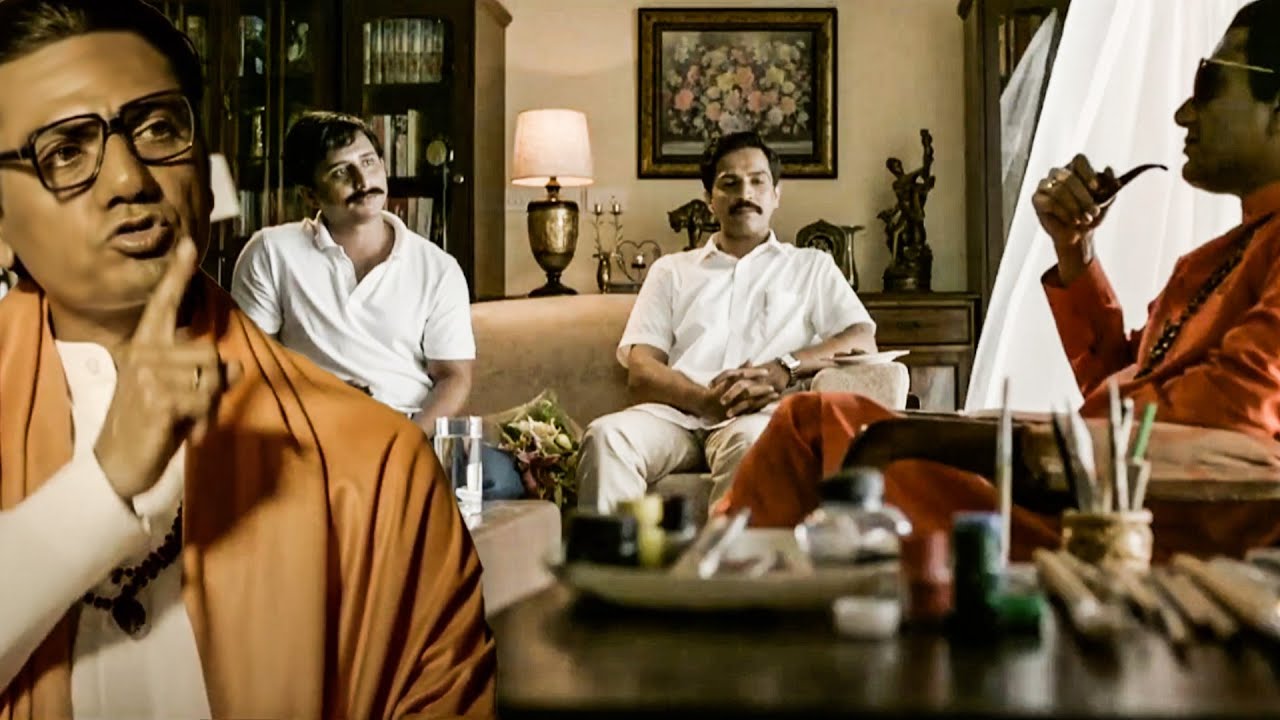 बाला साहेब ने पाकिस्तानी Cricketer जावेद मियादाद को दी Warning | Thackeray | Superhit Movie Scene