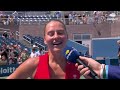 Marta Kostyuk On-Court Interview | 2025 US Open Round 1