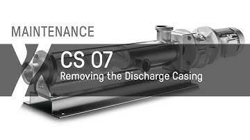 Maintenance: CS - 07 - Removing the Discharge Casing