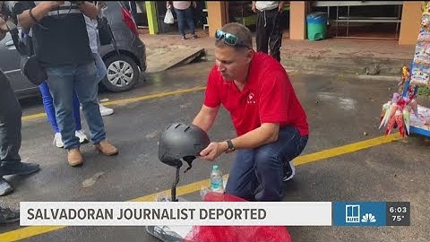 Journalist detained after covering protest in DeKalb has been deported