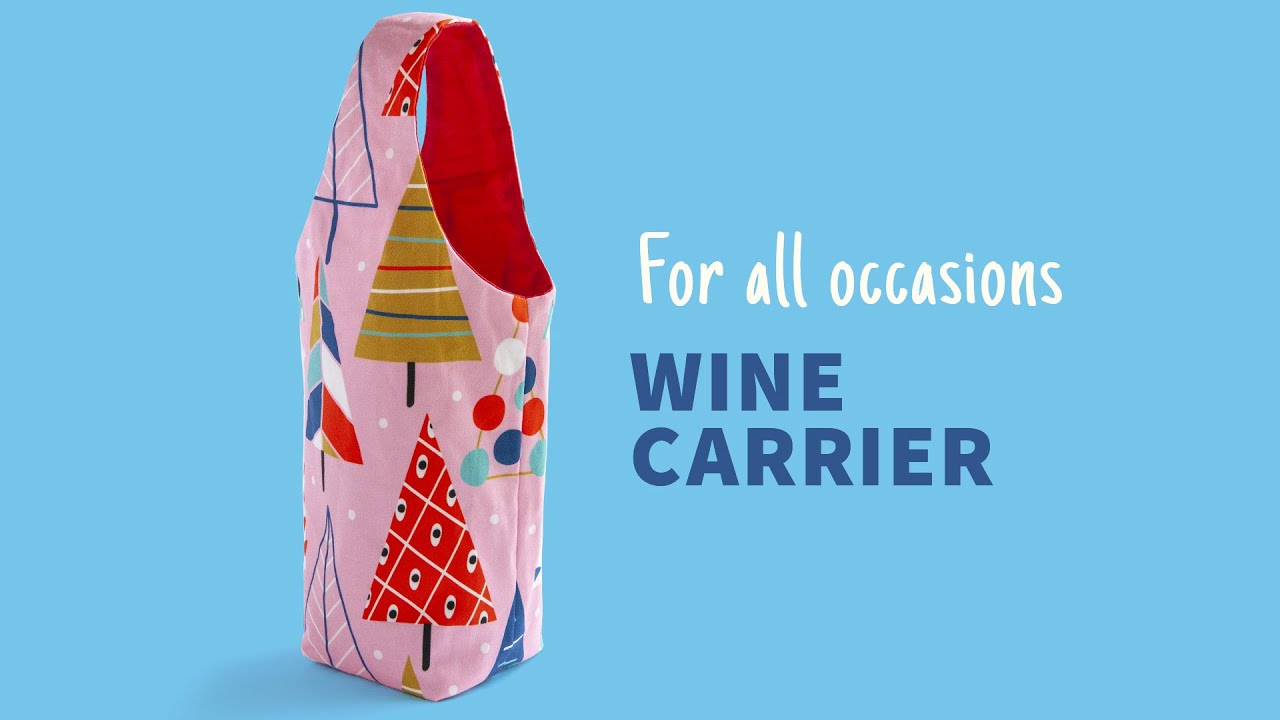 HOW TO MAKE A WINE CARRIER - EASIER THAN YOU THINK! おしゃれボトルバッグの作り方