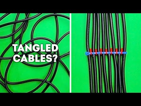 13 CLEVER CABLE ORGANIZATION TIPS