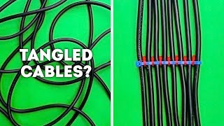 Here are some clever cable organization tips just for you! i'll show
you how to prevent the cables from tangling, organize different types
of with the...