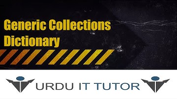 40-C# Tutorial – Generic Collections Dictionary