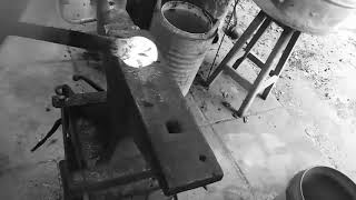 Forging a small hatchet from a wrench