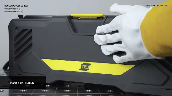 Getting Started with the ESAB Renegade VOLT ES200i Battery Powered Stick Welder.