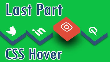 Part 2 CSS Hover Effect to Social Icon Video