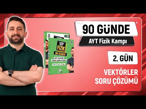 Vektörler konu soru çözümü | 2.Gün | 2025 AYT Fizik kampı