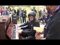 Banksy Of Street Pianos Shreds In Public - YouTube