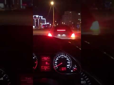 Audi Q6 vs  Mercedes  Snap Gece  Araba Snapleri