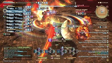 Final Fantasy 14 clutchy healer plays (Limit break 3 included)
