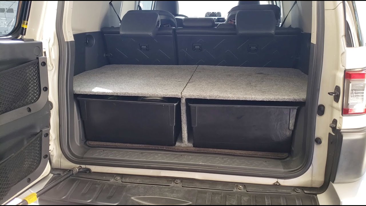 Diy Fj Cruiser Trunk Storage Solution