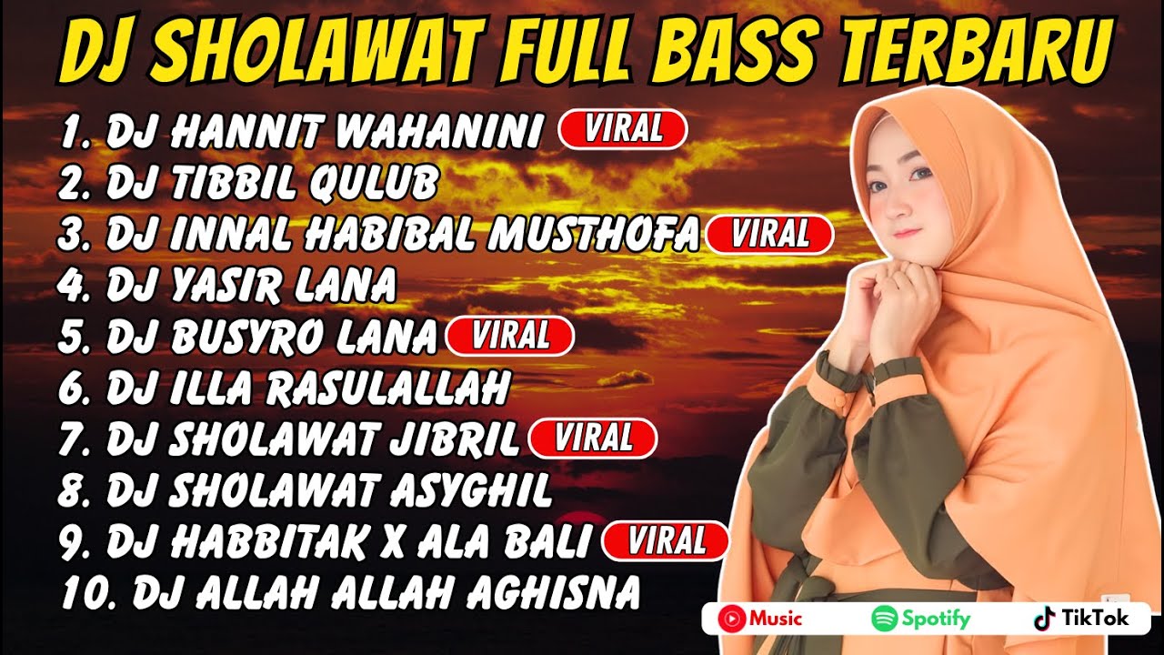 DJ SHOLAWAT TERBARU FULL ALBUM SPESIAL 2026 - HANNIT WAHANINI X AHBAB ROSULILLAH, SHOLAWAT JIBRIL