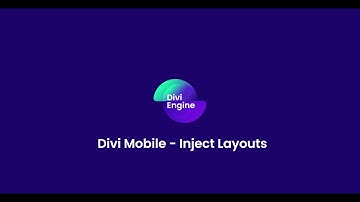 Divi Mobile - Inject Layouts