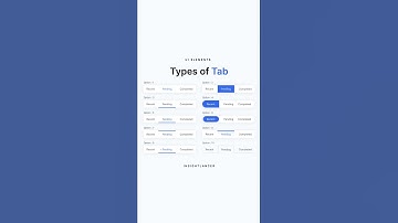 Types of Tab Bar Design In Figma | Website | App | Inspiration | Hire UI UX Designer