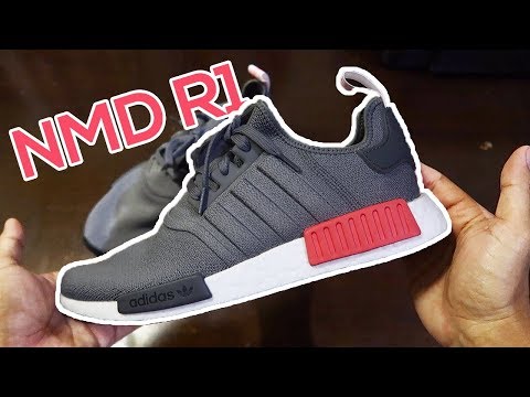 adidas nmd r1 grey red