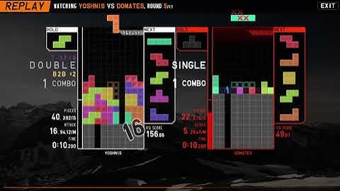 [TETR.IO] 6-3 Stacking is a Best Opener! | vs Domates
