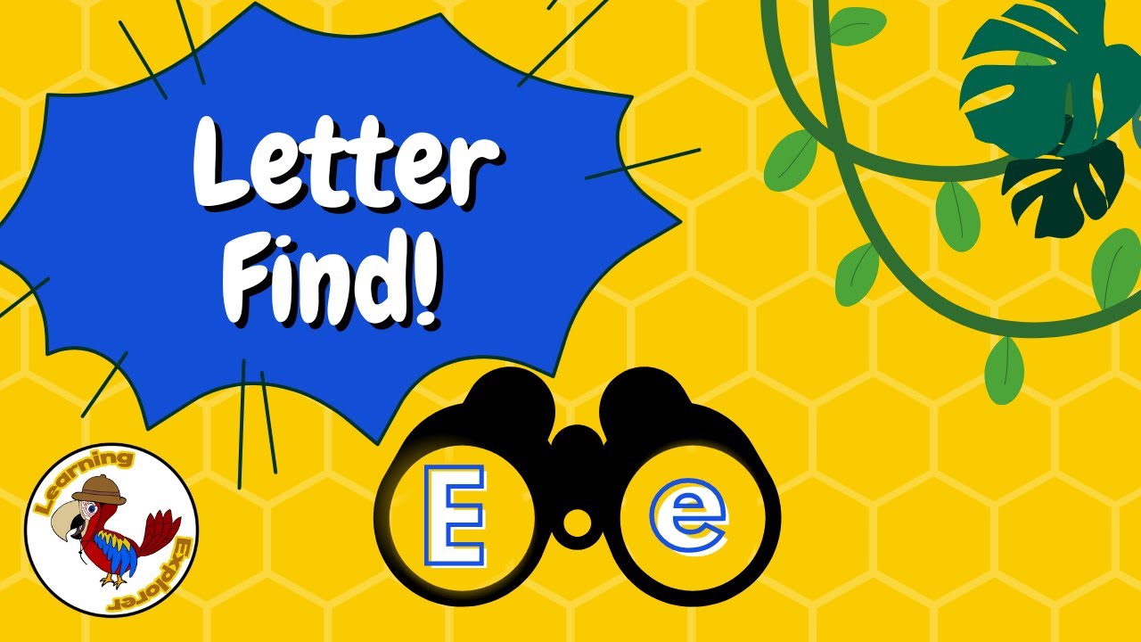 Letter E: Learning Letter Sounds, Online Games, Language Studies (Native), Free Games, Activities, Puzzles, Online for kids, Preschool, Kindergarten, by English with Gabi