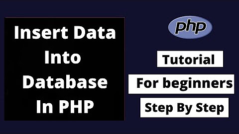 PHP 8 CRUD - Tutorial For Beginners Step By Step - YouTube