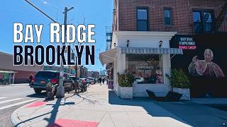 Bay Ridge, Brooklyn NY | POV Walking Tour | No Commentary | Shore Road, 3rd Ave, Verrazano Bridge 4K