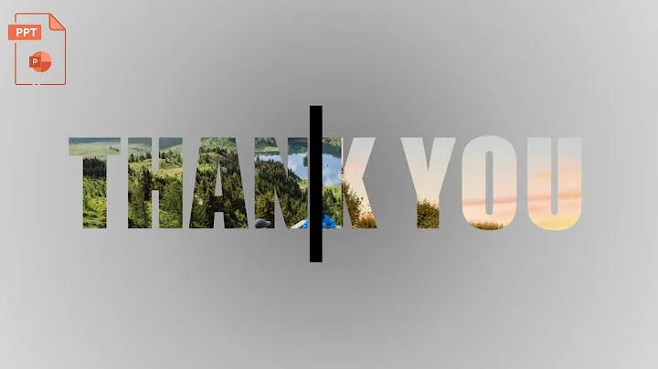 Motion Change Animated THANK YOU Slide Design In PowerPoint