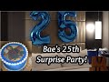 I Threw My Boyfriend a Surprise 25th Birthday Party! | Noelle Christina