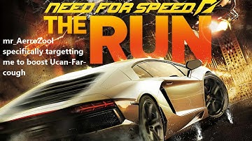 Need For Speed The Run Multiplayer - mr_AerroZool specifically targetting me to boost Ucan-Far-cough