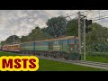 MSTS | ВЛ8 с ЧС2 и пассажирским поездом | Microsoft Train Simulator | VL8M, CHS2 and train