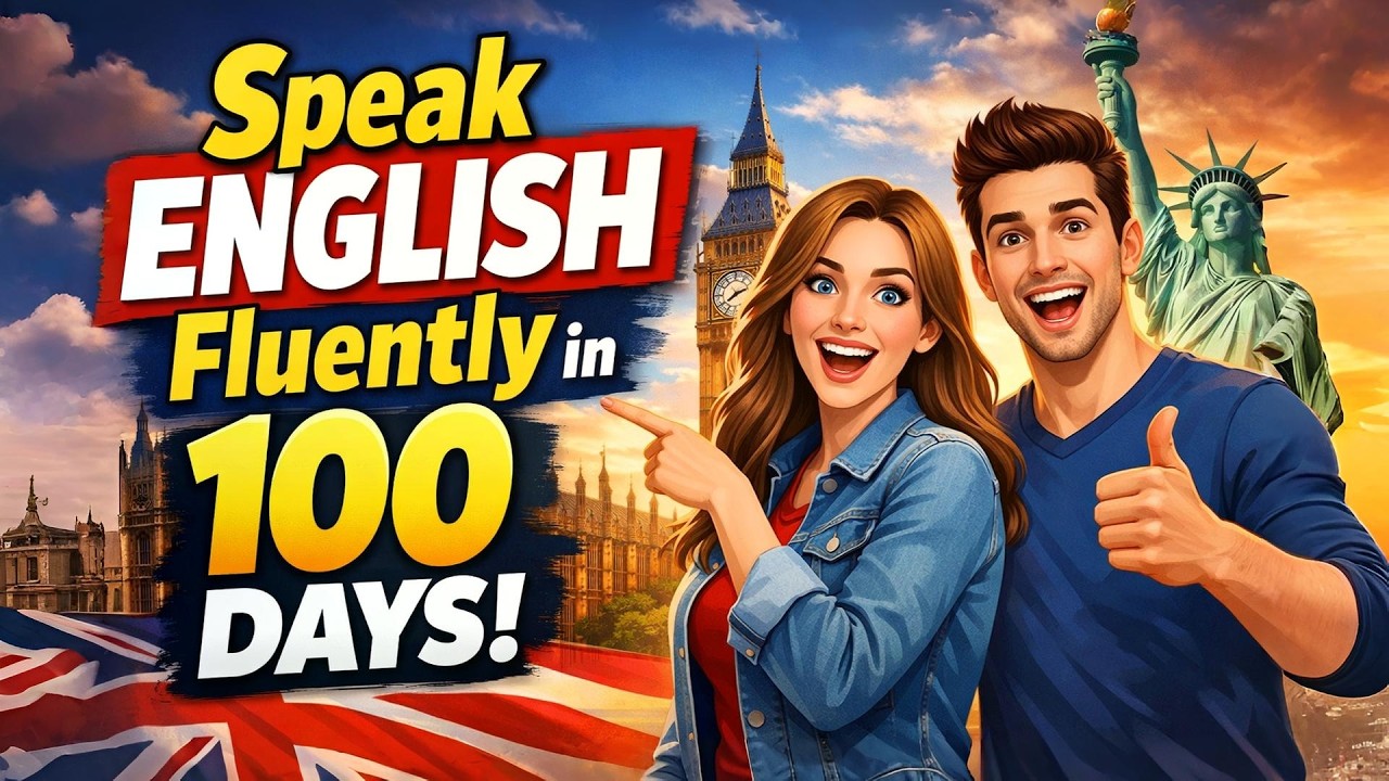 Learn to Speak English Fluently in 100 Days: Your Complete Guide to Mastering English