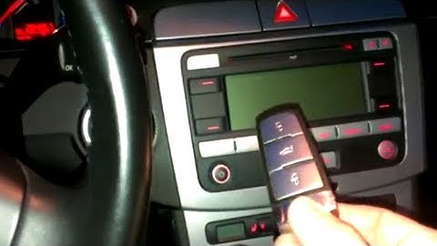 How to start a VW Passat 3C automatic Volkswagen (and others) with ignition key / wie starten