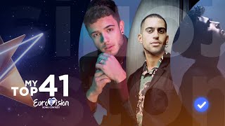 Eurovision 2019 🇮🇱 | My Top 41 | Throwback!