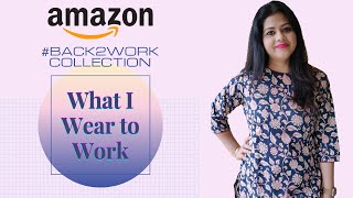 💼👩‍💼 Back To Work Outfit | Indian Office Wear for Women | Amazon Kurta Set Haul screenshot 5