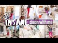 WOW! INSANE CLEAN WITH ME! | HALLOWEEN DECORATING