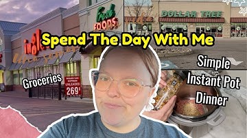 Dollar Tree & Ingles Shop With Me & Haul || Easiest Instant Pot Dinner || Doing All The Things
