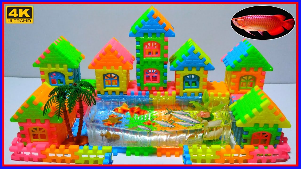 DIY Mini Building Block House {#22} Diy Miniture Building Block Fish House || Satisfying Video/2021.