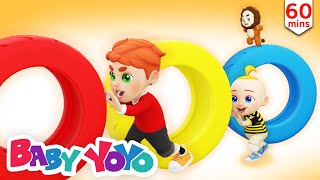 Разнообразные конфеты (Color Wheels Race) | Детские песенки- Baby yoyo