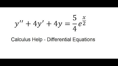 Calculus Help: Differential Equations: y