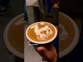 "How to make a basic latte art 🦌 🌿"#coffee #youtubeshorts  #latteart #shorts #short #art #barista