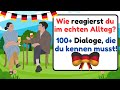 Alltagssituationen auf Deutsch: 100+ reale Dialoge für A1/A2 Anfänger #deutschfüranfänger