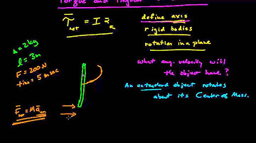 Torque and Angular Acceleration