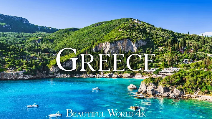 FLYING OVER GREECE (4K UHD) - Amazing Beautiful Nature Scenery with Relaxing Music for Stress Relief