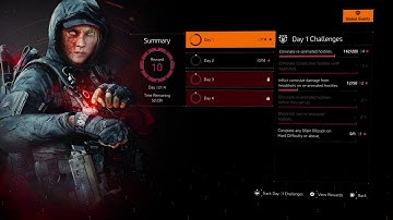 REANIMATED Easy Day 1 Completion Division 2 GLOBAL Event