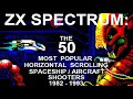ZX SPECTRUM: The 50 MOST POPULAR horizontal scrolling SPACESHIP / AIRCRAFT SHOOTERS 1982-1993