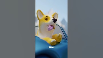 3d dog animation #animation #3d #blender #modeling #aftereffects #art #charactermodeling #corgi