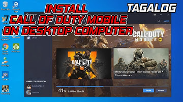 How to install Call of Duty mobile on PC windows 10 - tagalog