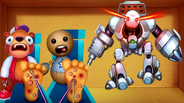 Buddybot Droid vs Kick the Buddy vs Despicable Bear Android Gameplay