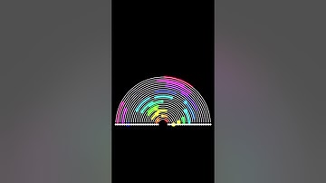 Polyrhythmic Visualization | 25-Lines Rainbow #Polyrhythm #MusicTheory #VisualArt #RhythmMastery